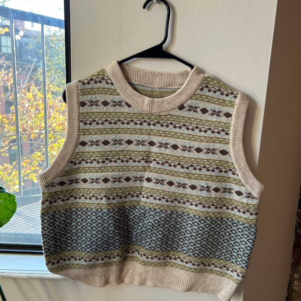 Cozy vintage-style Fair Isle knit pattern